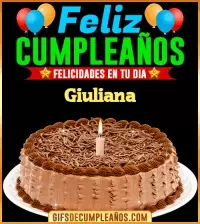 GIF Felicidades en tu día Giuliana